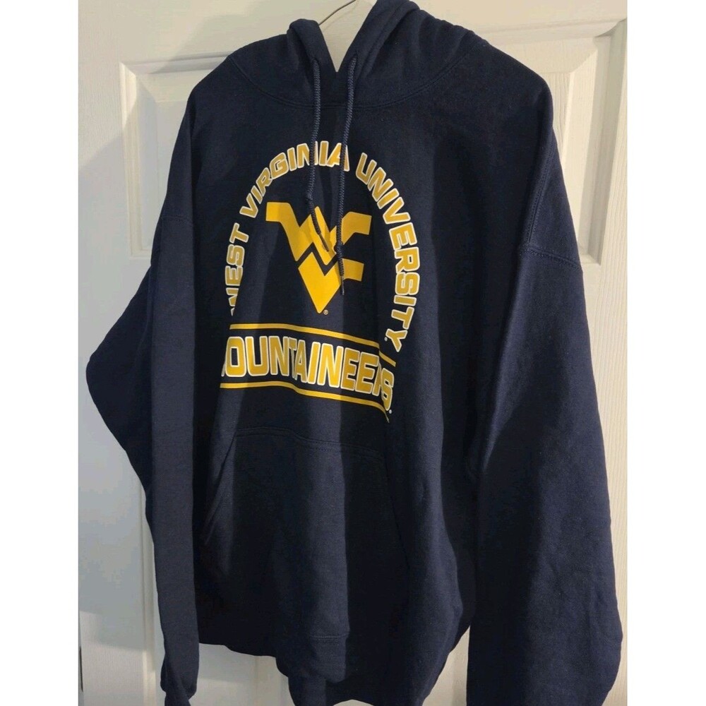 New Extra Large West Virginia Mountainseers Hoodie Adult XL Value $45 Tagged WV